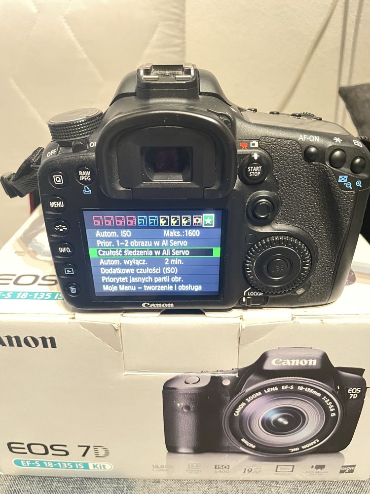 Canon eos 7d jak nowy niski przebieg