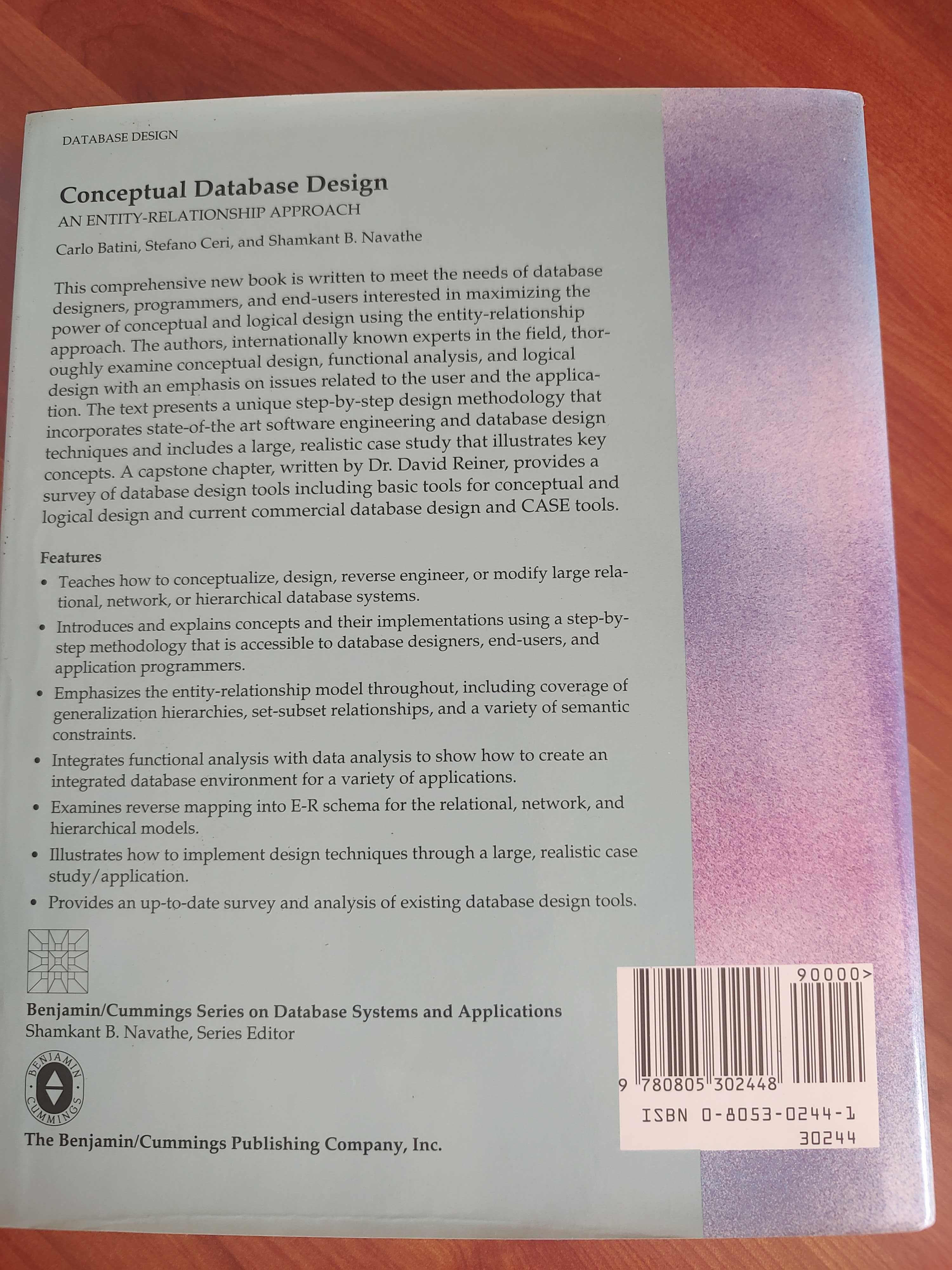 Livro Conceptual Database Design