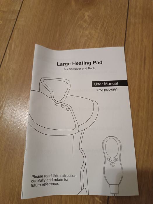 Poduszka grzewcza na plecy, ramiona, kark