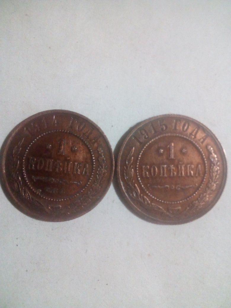 Монети 1 копійка.