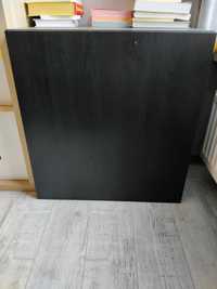 Szafka Ikea Besta wisząca drzwi Lappviken czarny brąz z półką