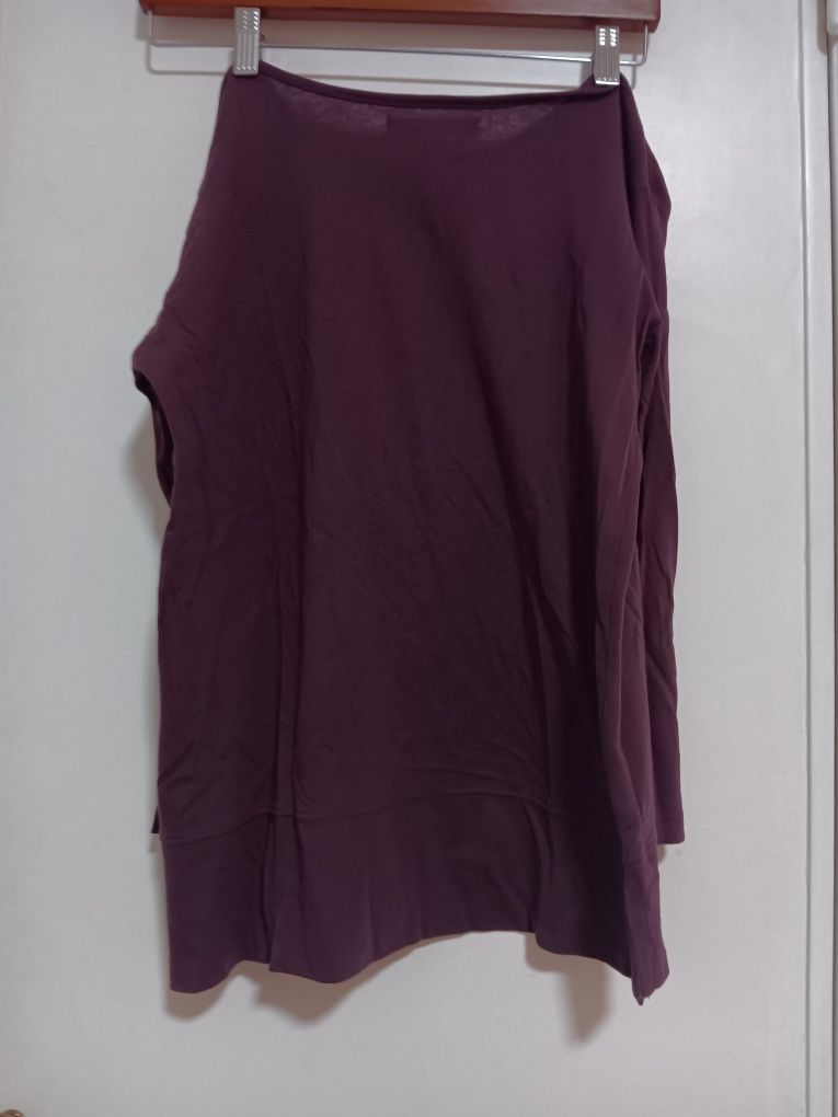Blusa (cor uva) c/ franjas