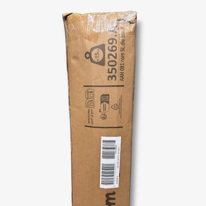 Biombo Preto 5 Paineis - Novo/Embalado