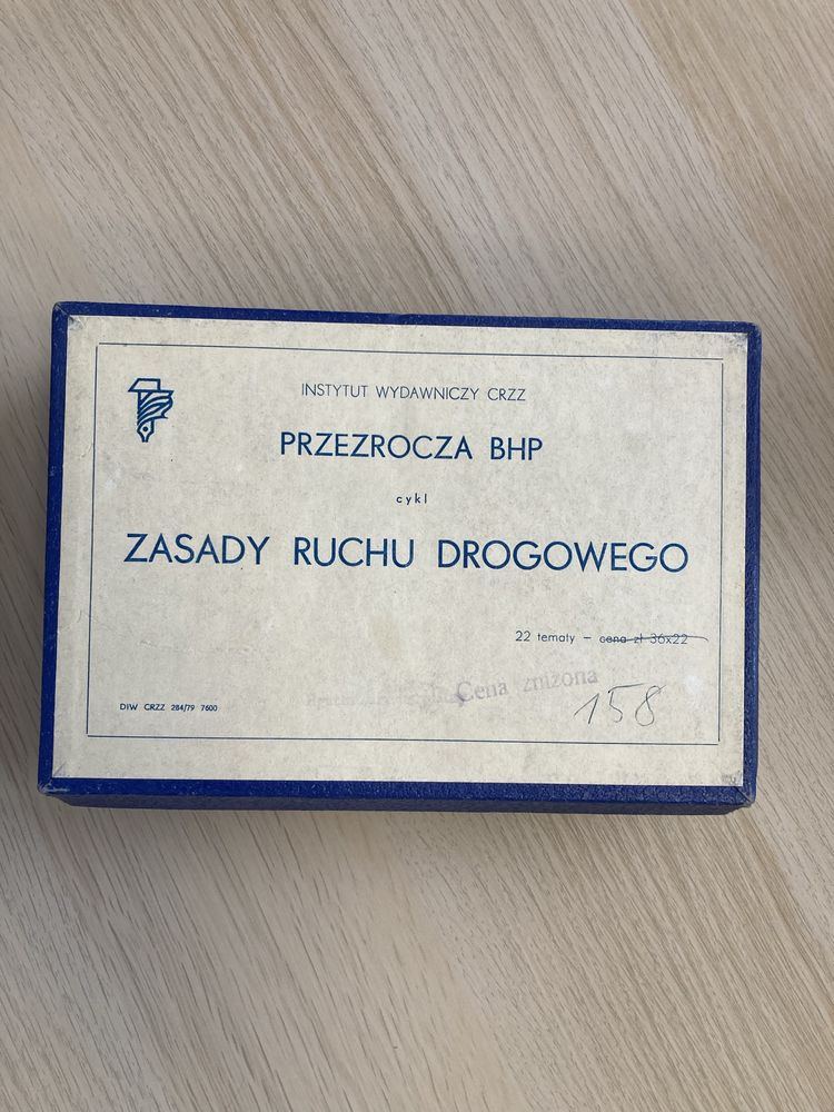 Przezrocza BHP Zasady Ruchu Drogowego z 1979 r