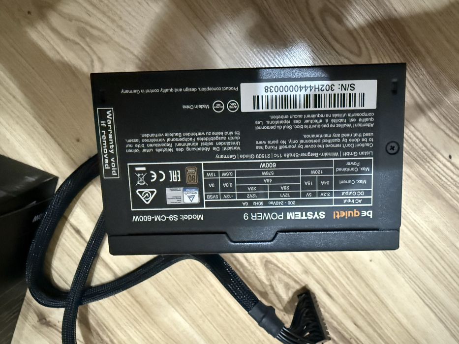 Zasilacz be quiet! System Power 9 CM 600W