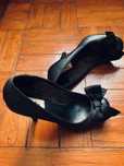 Sapatos altos pretos Stradivarius 37