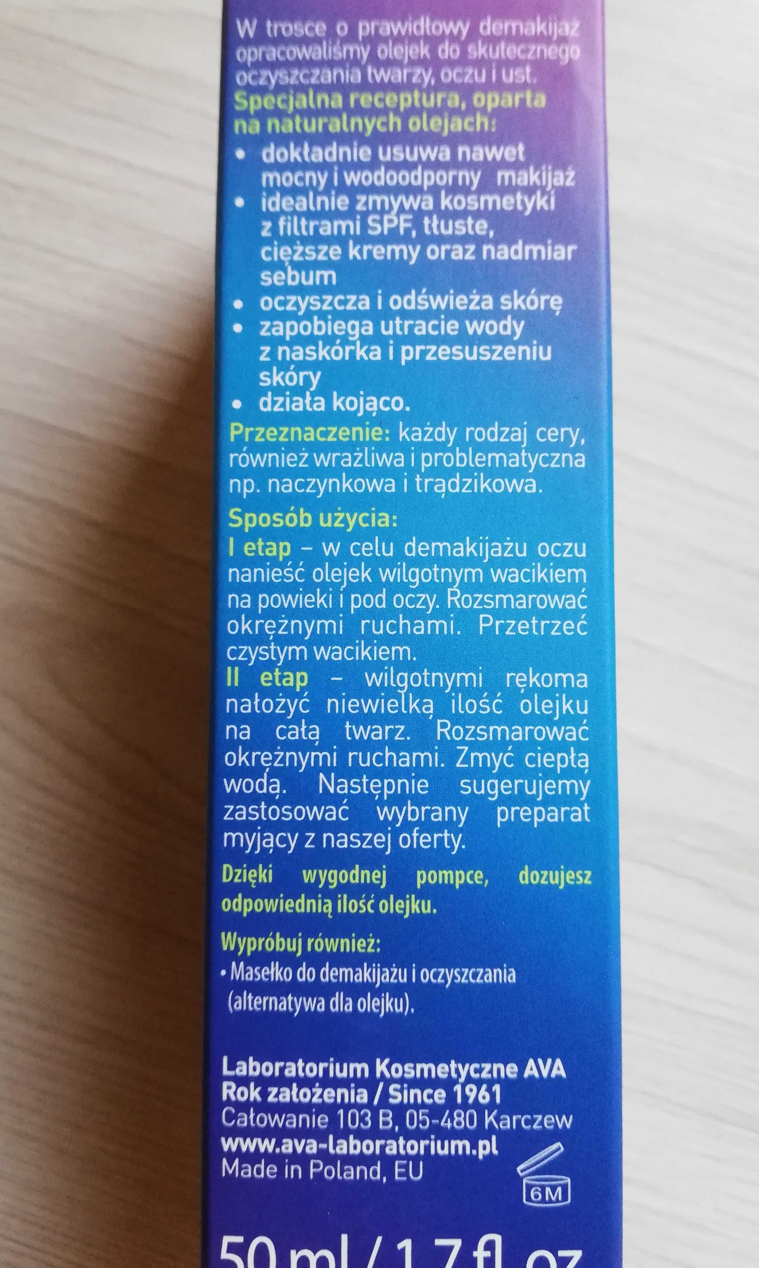 Ava Olejek do demakijażu 50ml