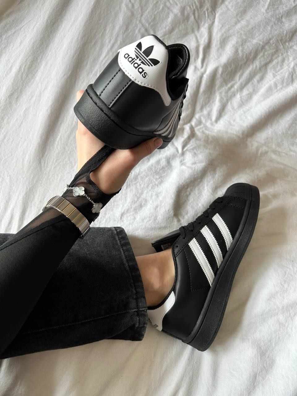 Кросівки Adidas Superstar 2W Black / White р36-45