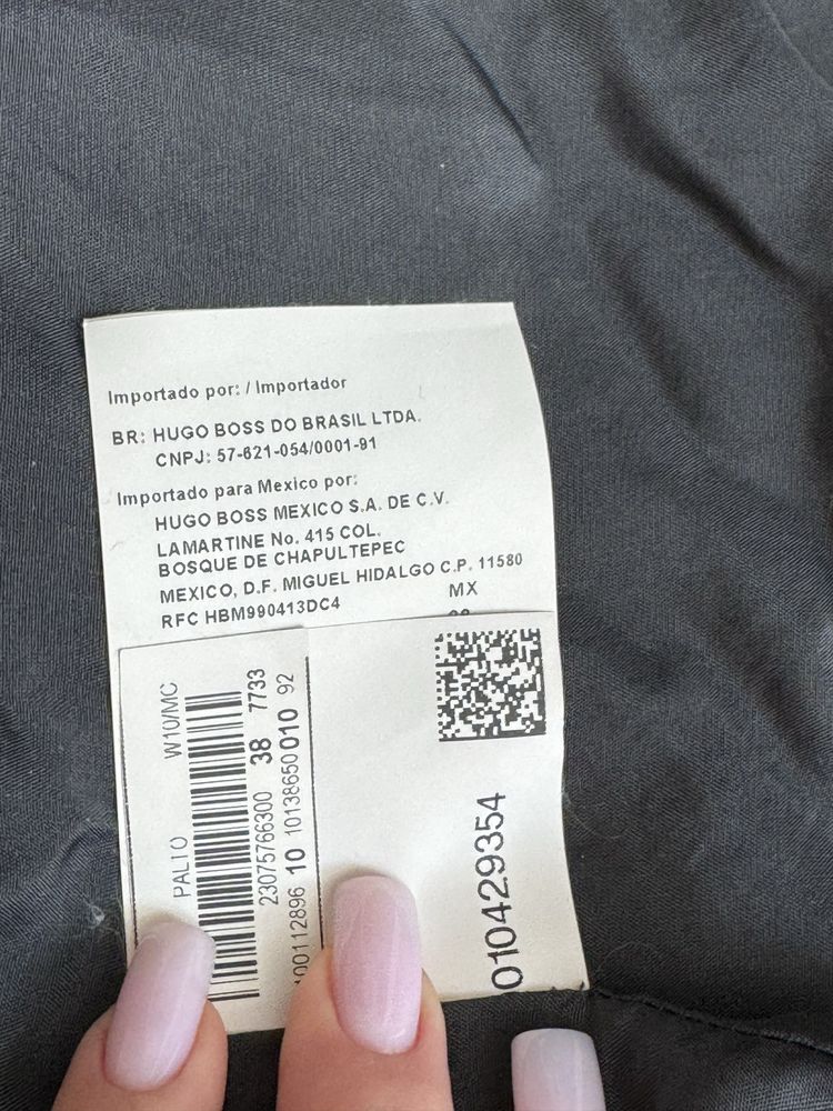 Пальто тренч плащ HUGO BOSS M