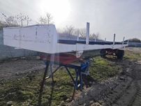 Przyczepa dłużycowa dłużyca SCHARF 4T Platforma do słupów stali drewna
