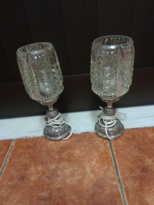 2 candeeiros de mesa de cabeceira