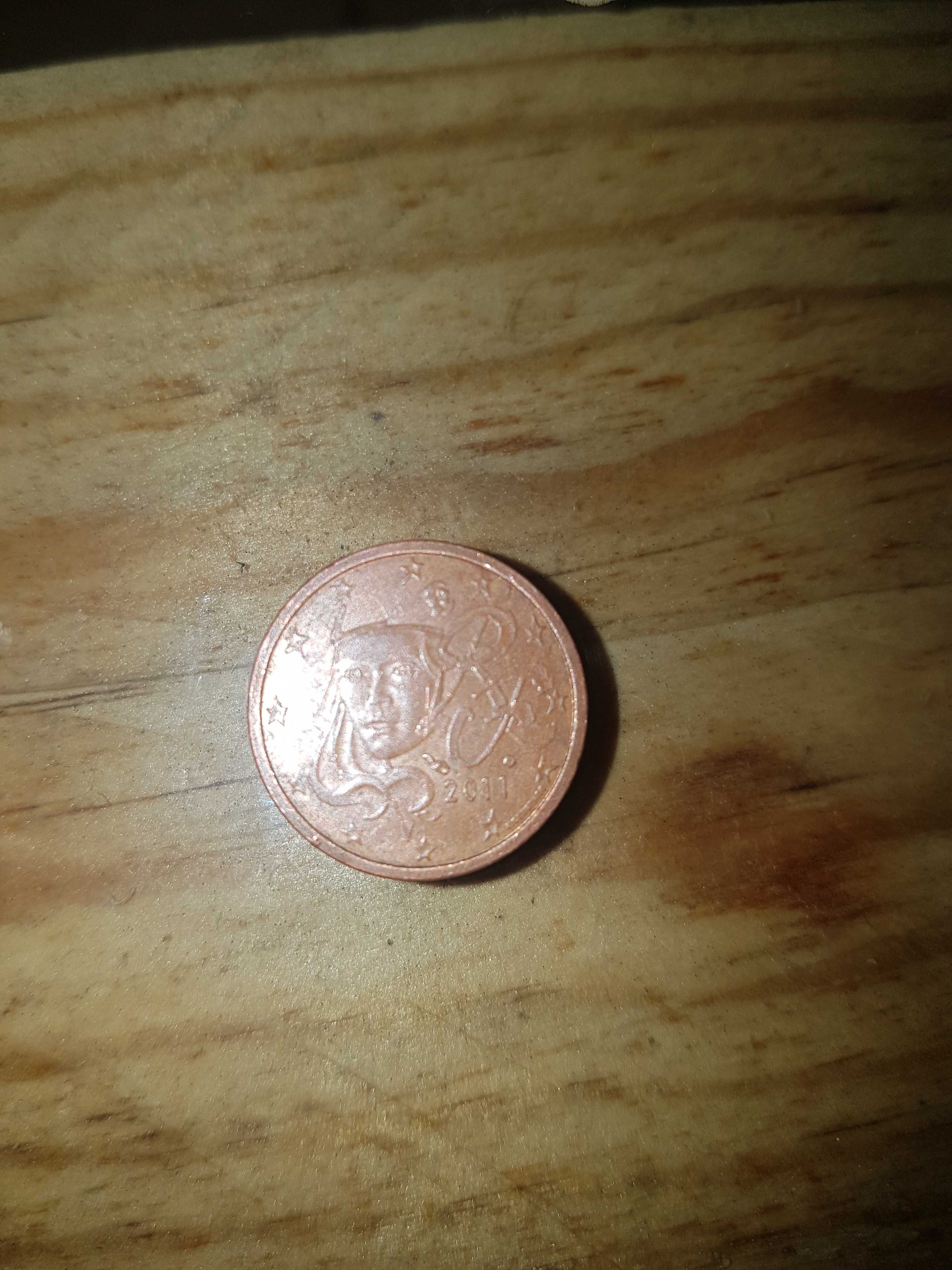 Moeda colecionavel França de 2011 com letra B