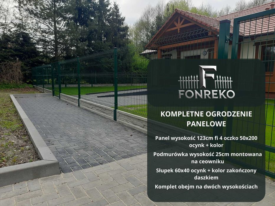 Wyprzedaż Ogrodzenia Panelowe Podmurówka Zestaw Województwo Opolskie