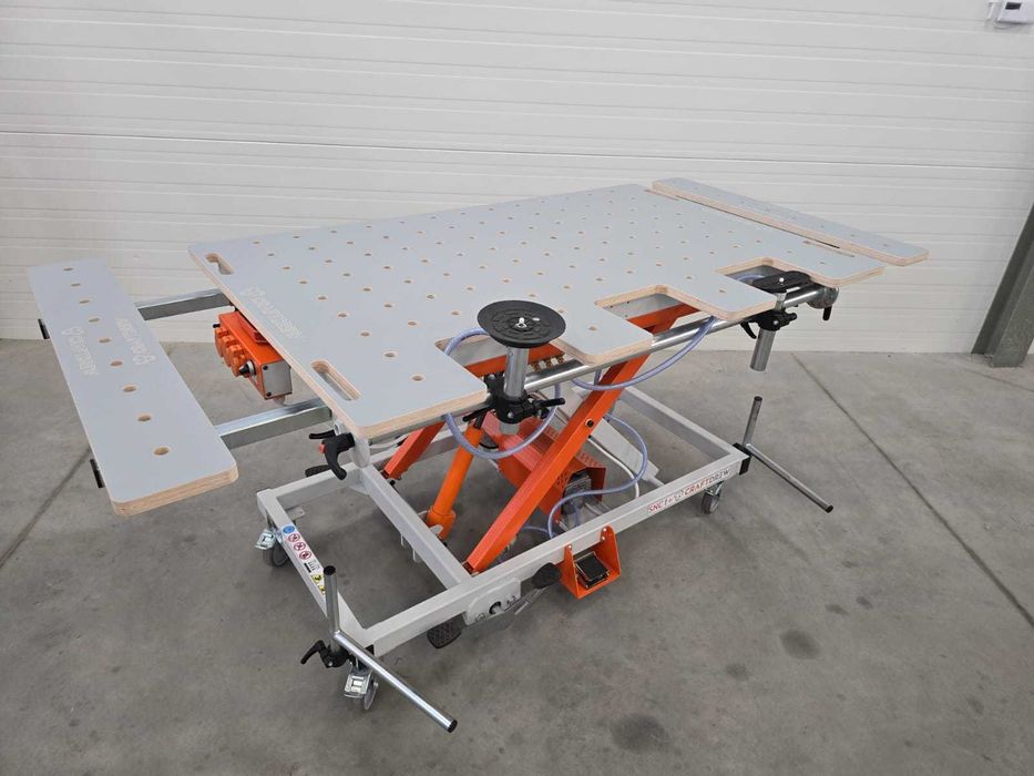 Stół nożycowy SNC1+ z uchwytami VacuSPU CRAFTDREW