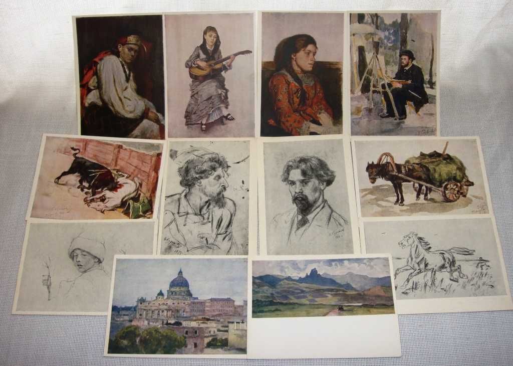 СУРИКОВ Репродукции картин Старые почтовые открытки СССР 1960