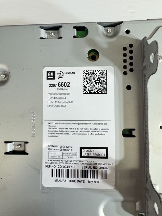 Opel radio cd 400 plus wyswietlacz panel