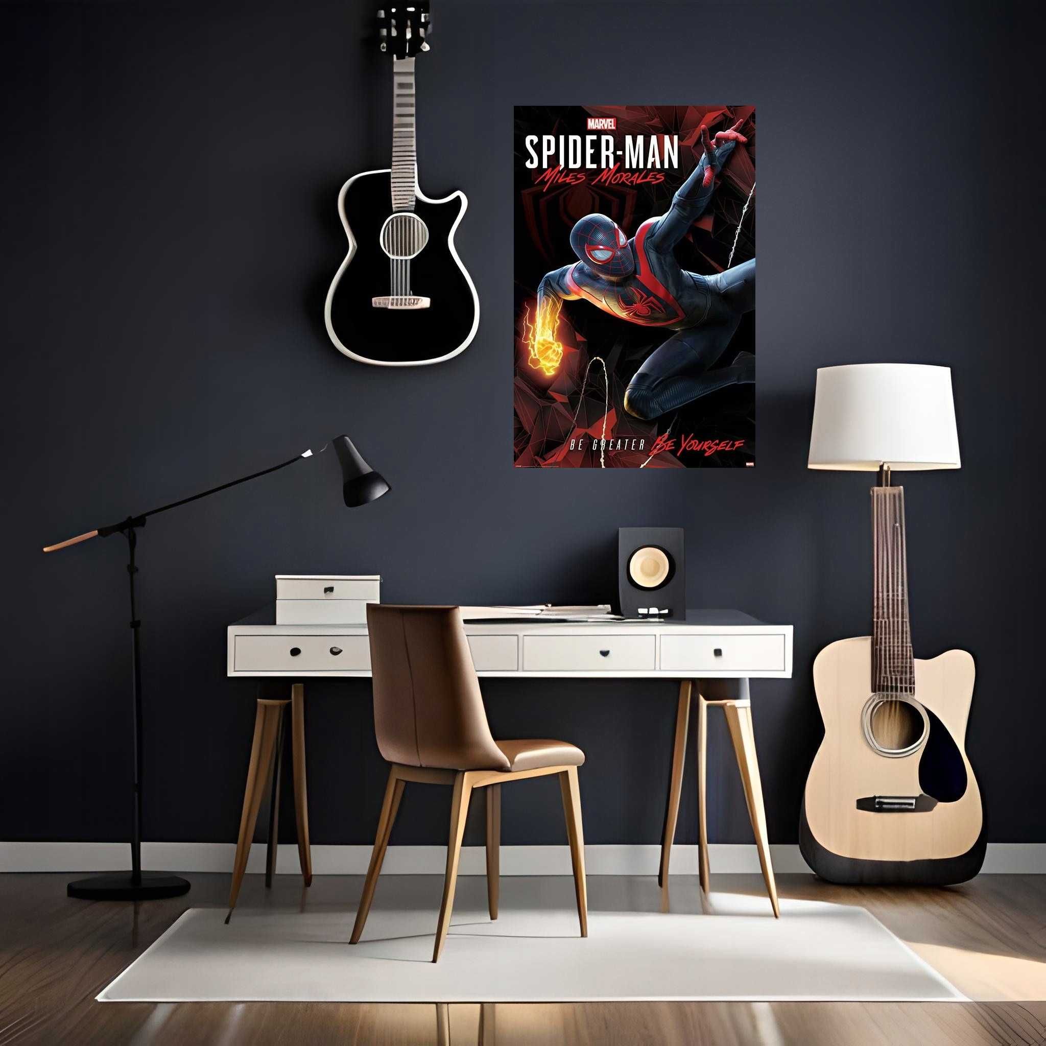 Plakat Spider-Man Miles Morales - Cybernetic Swing