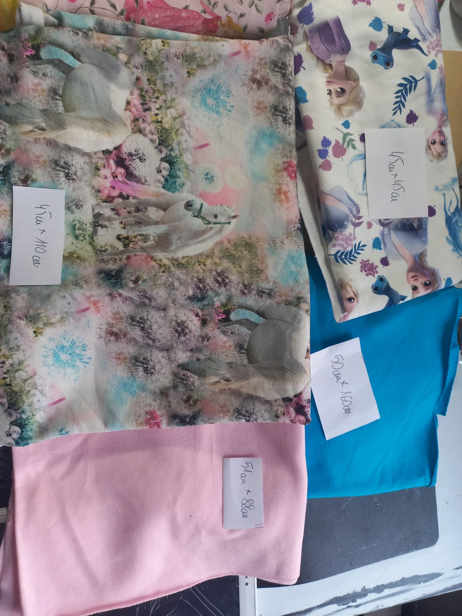 Materiały do szycia dzianina dresówka pętelka