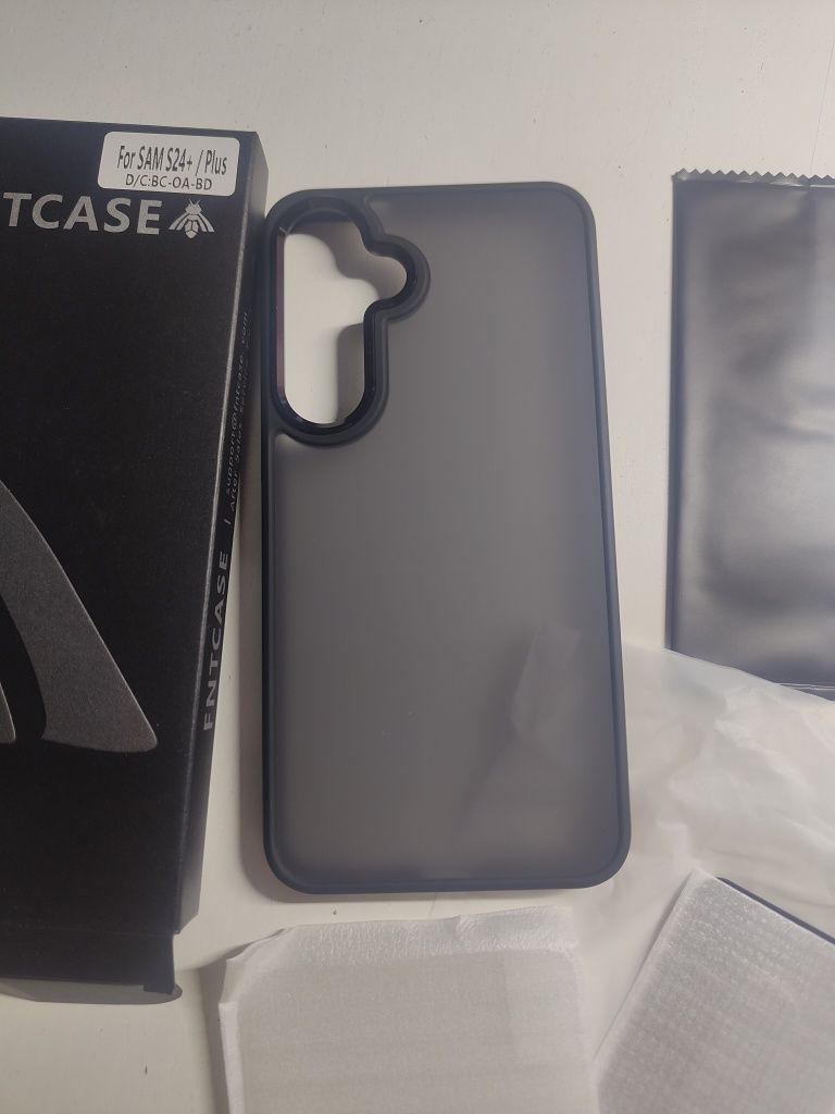Etui case + szkło na wyświetlacz i aparat Samsung S24+ plus B986