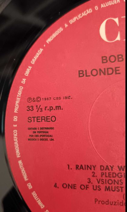 Bob Dylan Blonde on blonde ano 1967 vinil  bom estado