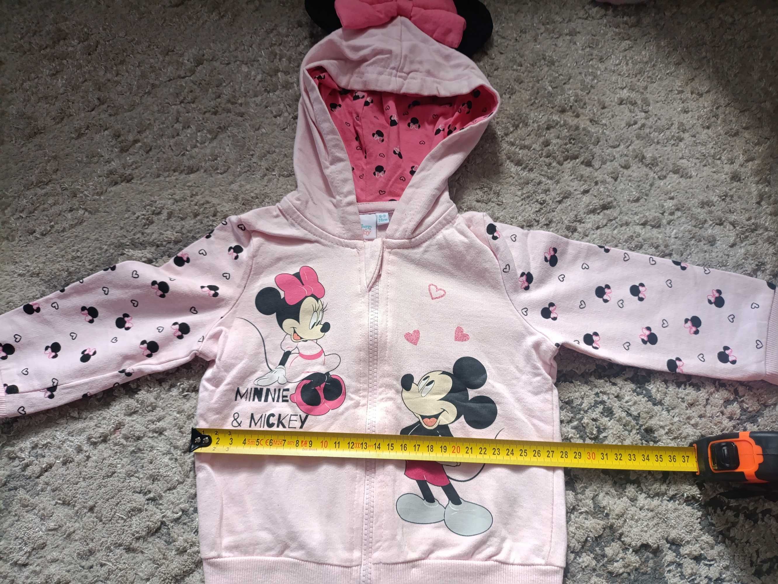 Zestaw ubrań niemowlęcych dla dziewczynki 74 bluza body