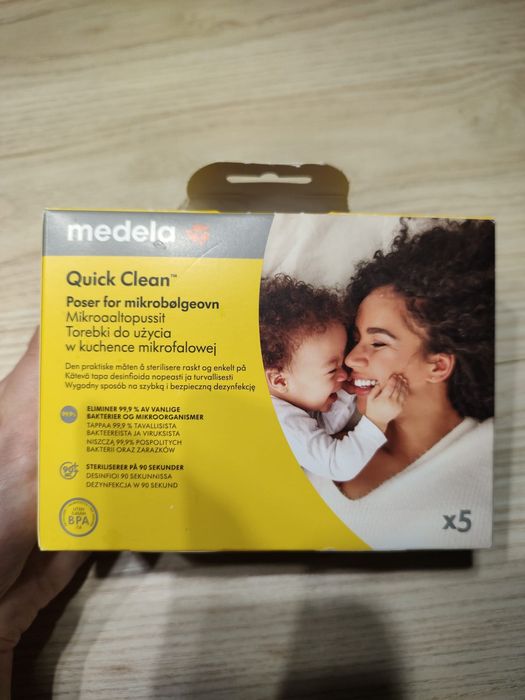 Medela torebki do dezynfekcji sterylizacji 4szt nowe