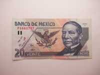 Bnknot 20 pesos 1996 Meksyk