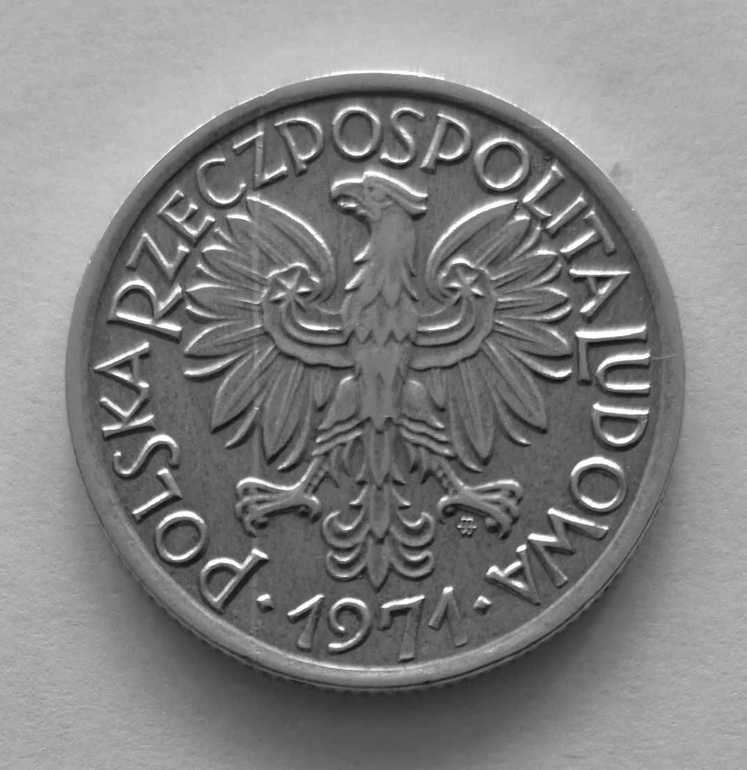 Moneta PRL 2 złote 1971r.Al.Stan monety widoczny na zdjęciach.