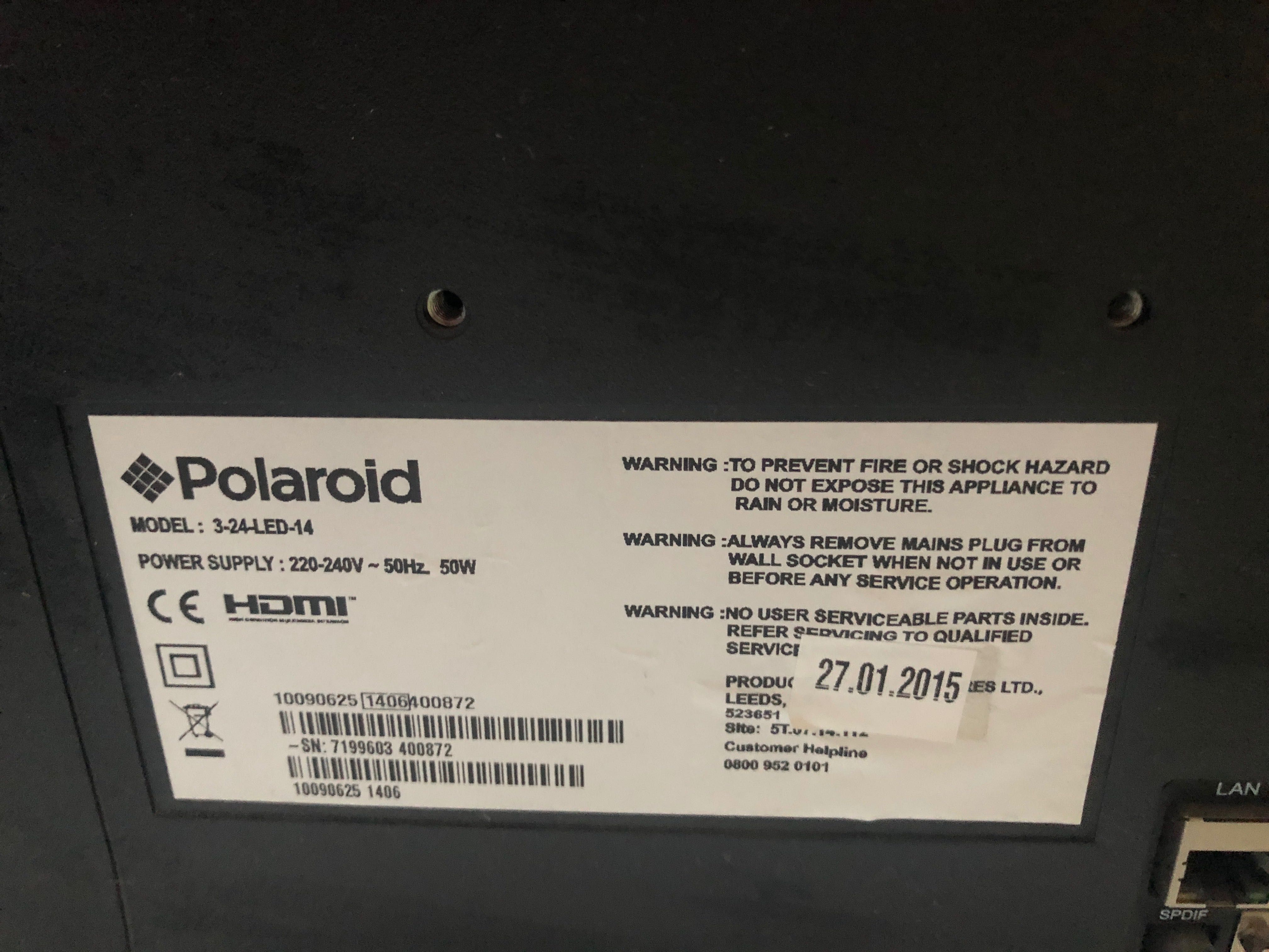 Telewizor TV Polaroid 3-24-LED-14 24 cale