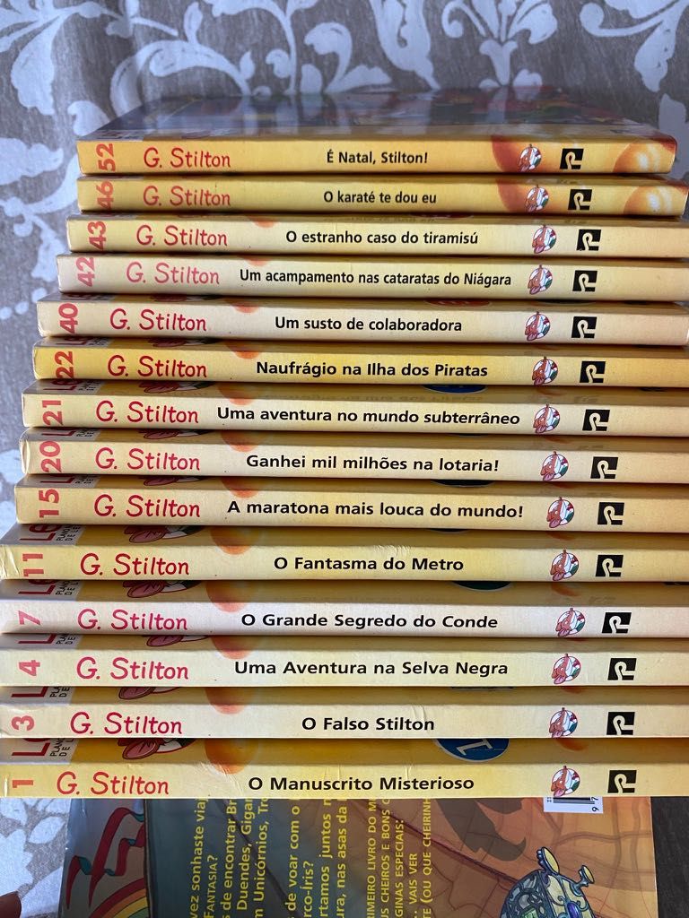 Livros coleção Geronimo Stilton