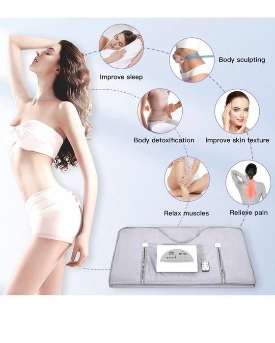 Manta de Sudação com Infravermelhos Temperatura Regulavél Nova