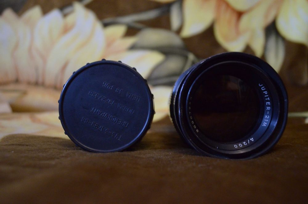 Юпитер 21М 200mm f4 + 2х телеконвертер К-1