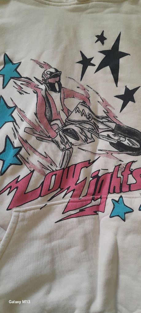 Bluza low lights z nadrukami
