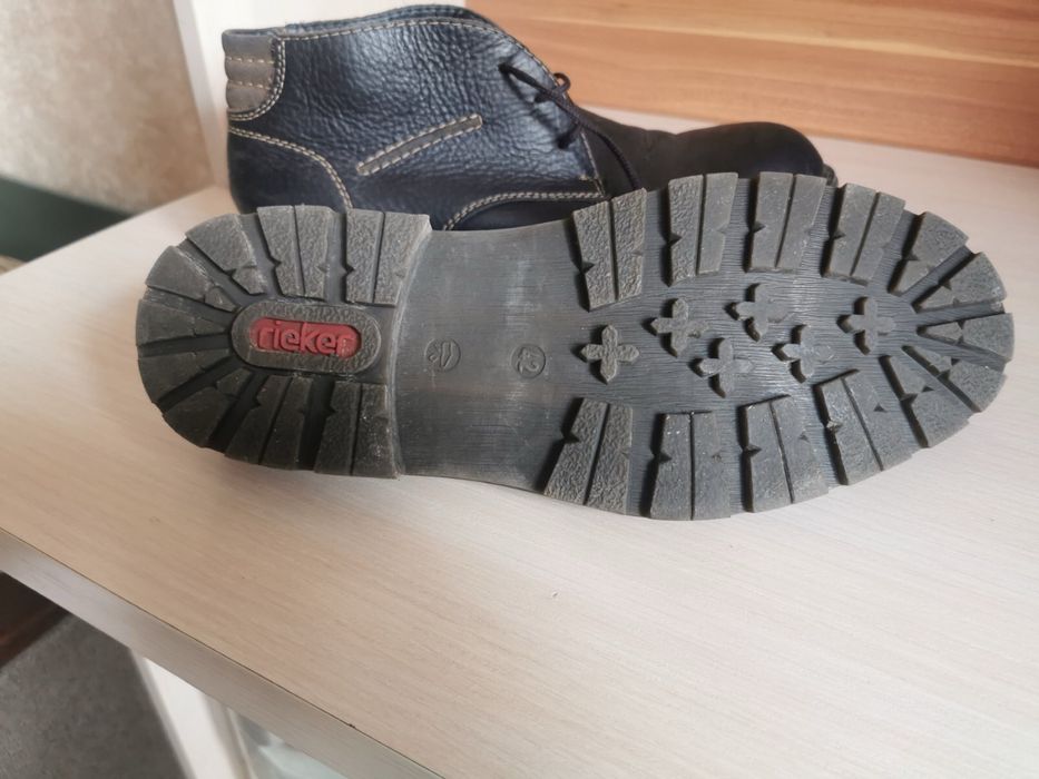 Чоловічі черевики, Rieker (оригінал), шкіра, оригінал, 42 р