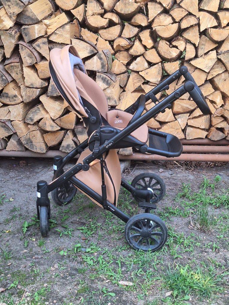 Wózek Anex e/type w kolorze Carmel + gratisowe akcesoria
