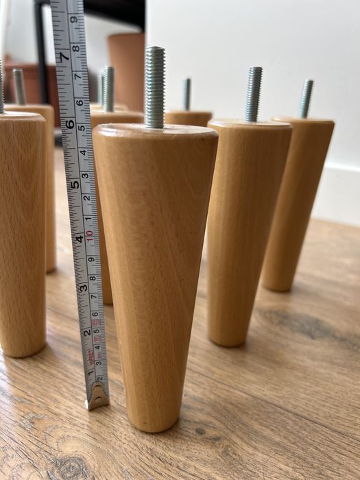 Pés cama Ikea 15cm altura madeira