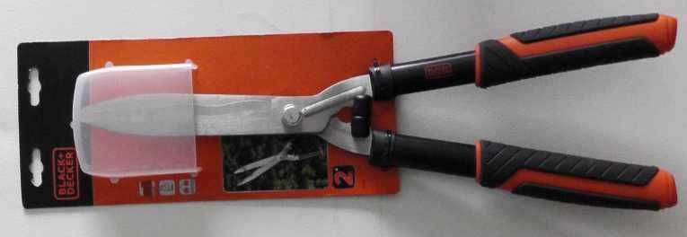 Nożyce do żywopłotu ręczne BLACK & DECKER 56cm falowane ostrze