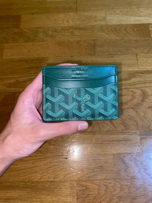 Goyard green wallet