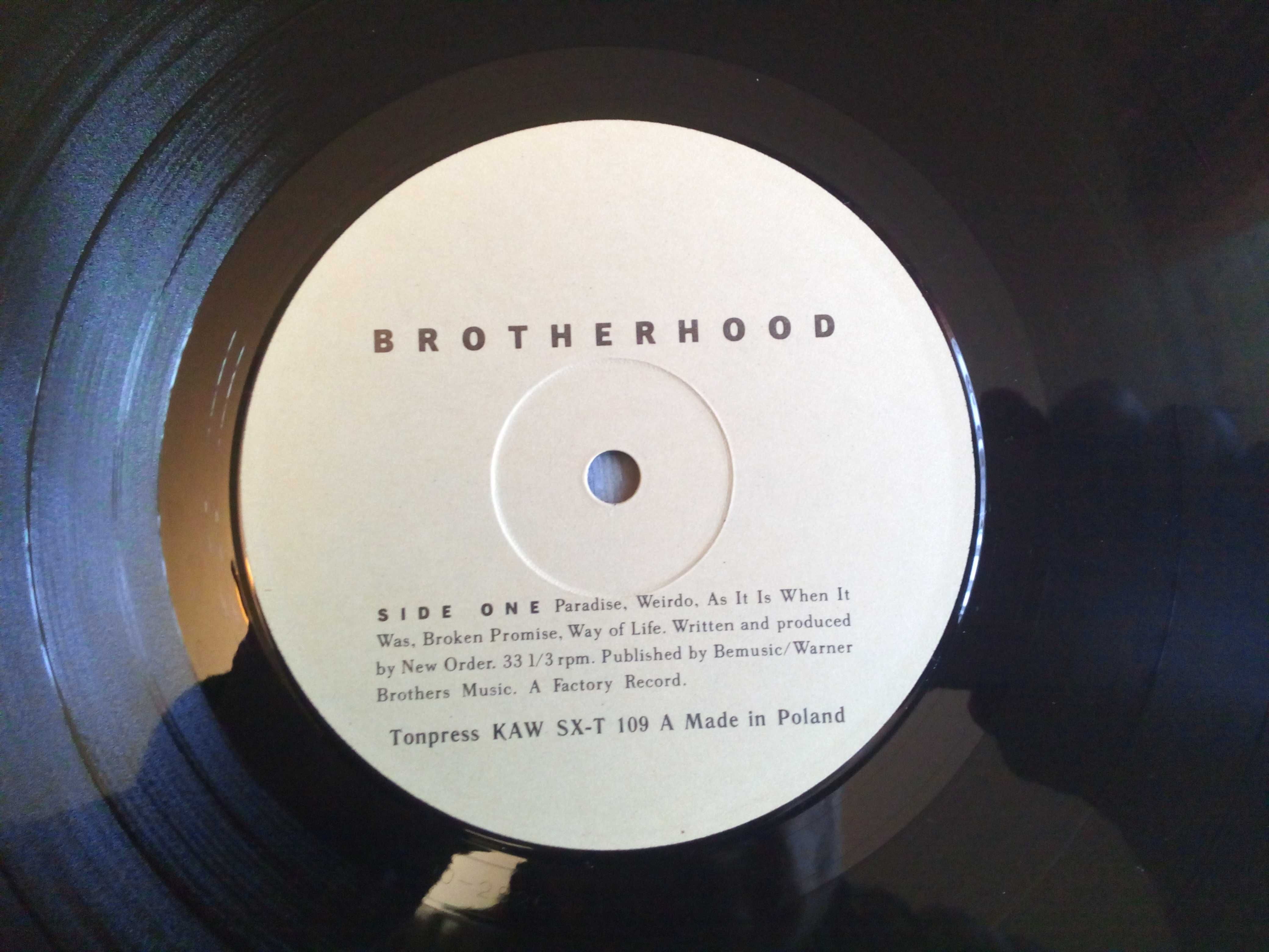 płyta winylowa New Order Brotherhood stan EX/EX-