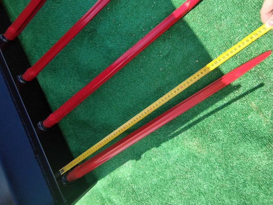 Widły Do Ciągnika 1,2m - 2m Euroramka Euro Obornika Gnoju