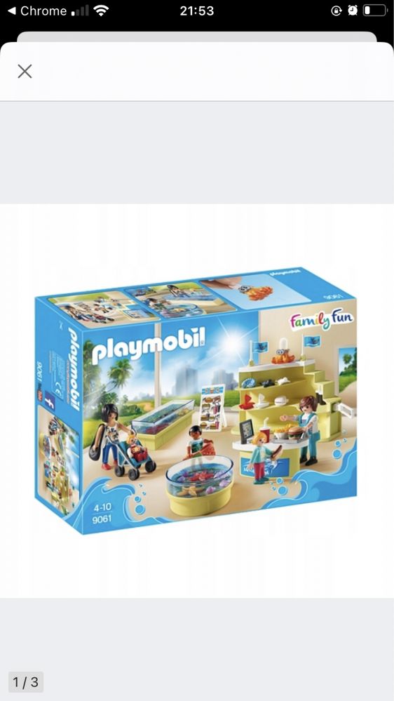 Playmobil basen dla pingwinów sklepik aquarium