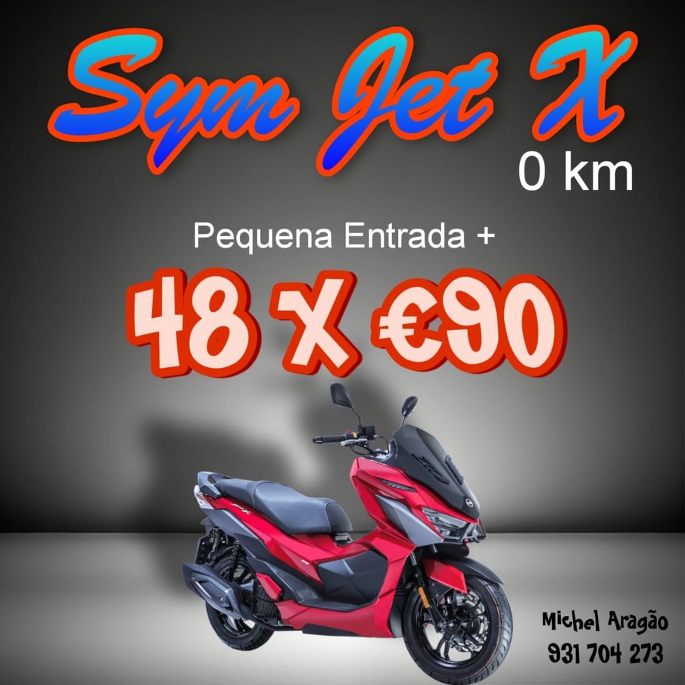 Honda pcx / Sym Jet X financiamento CPLP