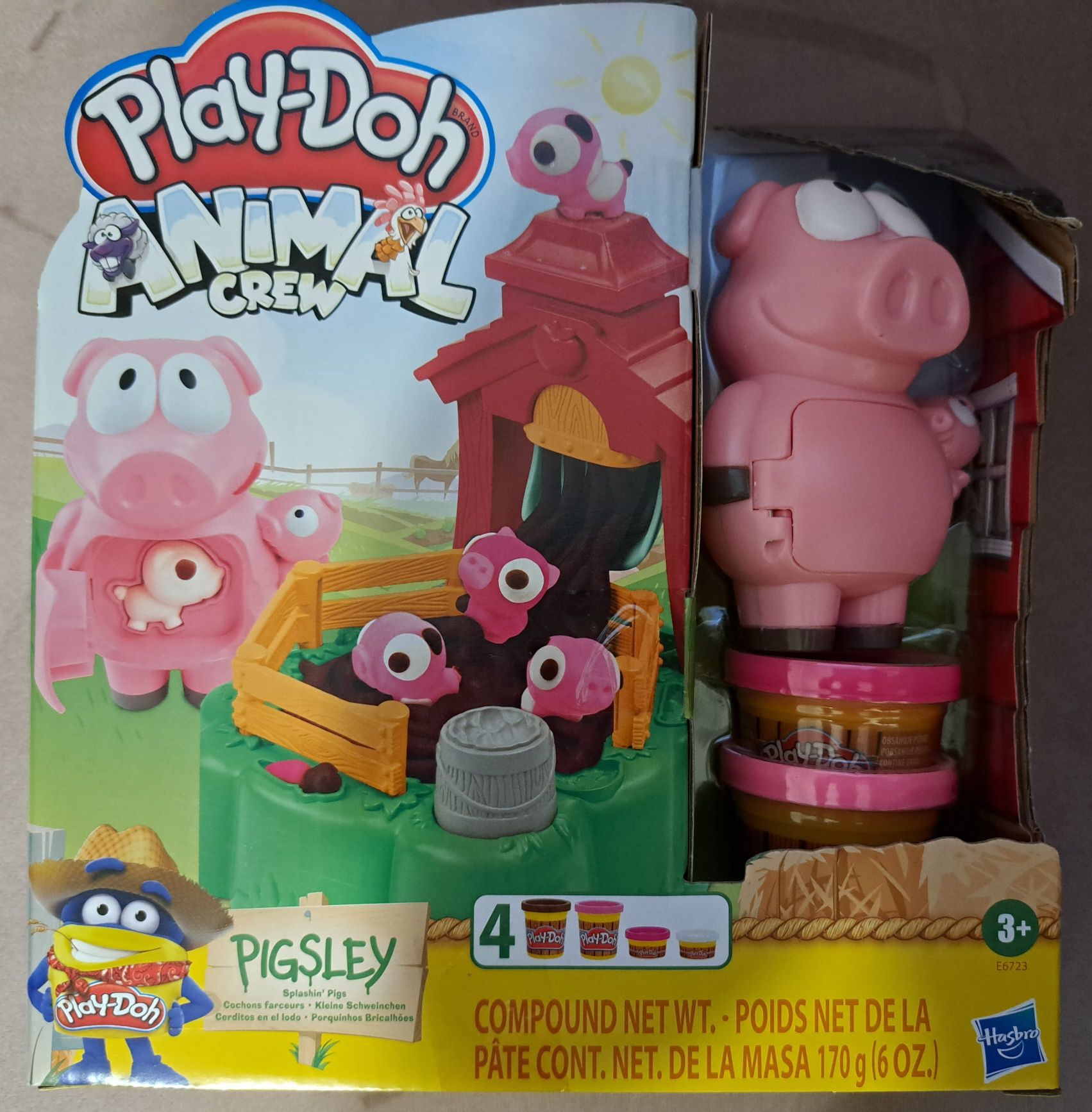 Play-Doh Zestaw Farma Błotne Świnki E6723