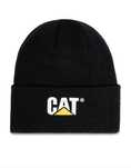 Черная вязаная шапка от компании Caterpillar (CAT)