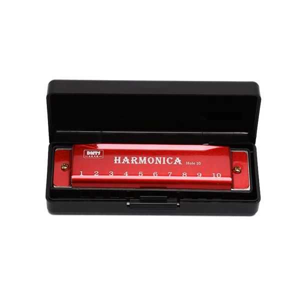 10-otworowa harmonijka diatoniczna.