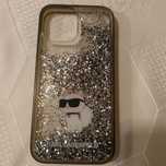 iPhone 15 etui oryginalne karl lagerfeld ruchomy brokat