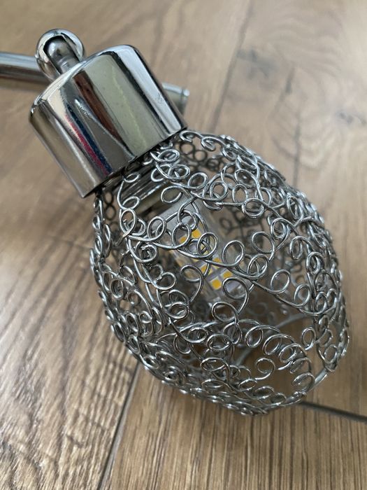 Lampa srebrna ażur Glamour