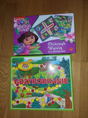 Dwie gry planszowe dla dzieci