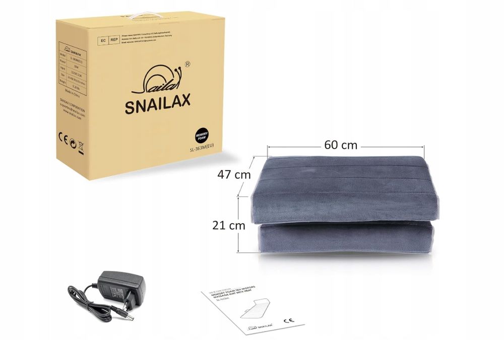 mata masująca snailax sl-363m-eu szary
