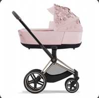 Коляска 4в1 Cybex Priam Simply Flowers Pink chassis Rosegold stroller